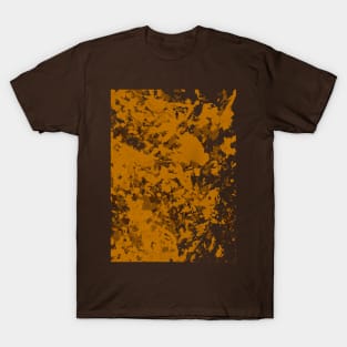 WAKAME print in BROWN T-Shirt